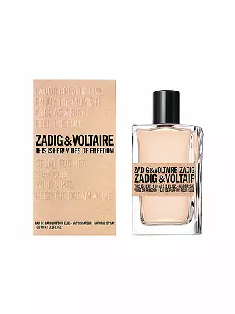 ZADIG & VOLTAIRE | This is Vibes of Freedom pour elle Eau de Parfum 100ml | 